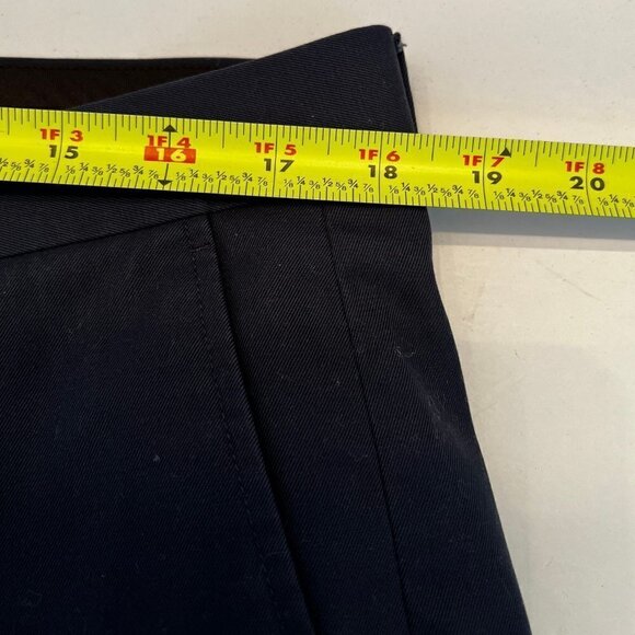 Alan Flusser Navy Classic Flat Front Chino Pants Mens Size 36 x 30 - Picture 5 of 5